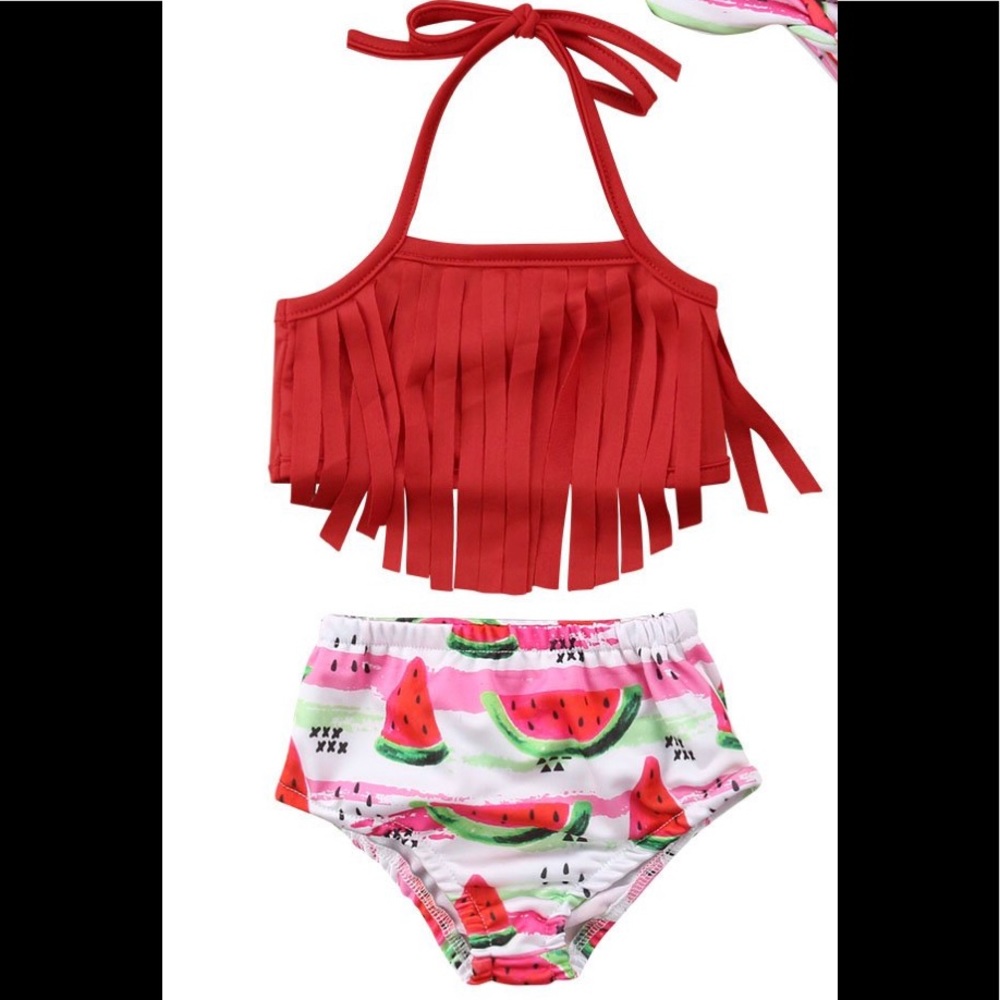 Adorable 2 piece bathing suit